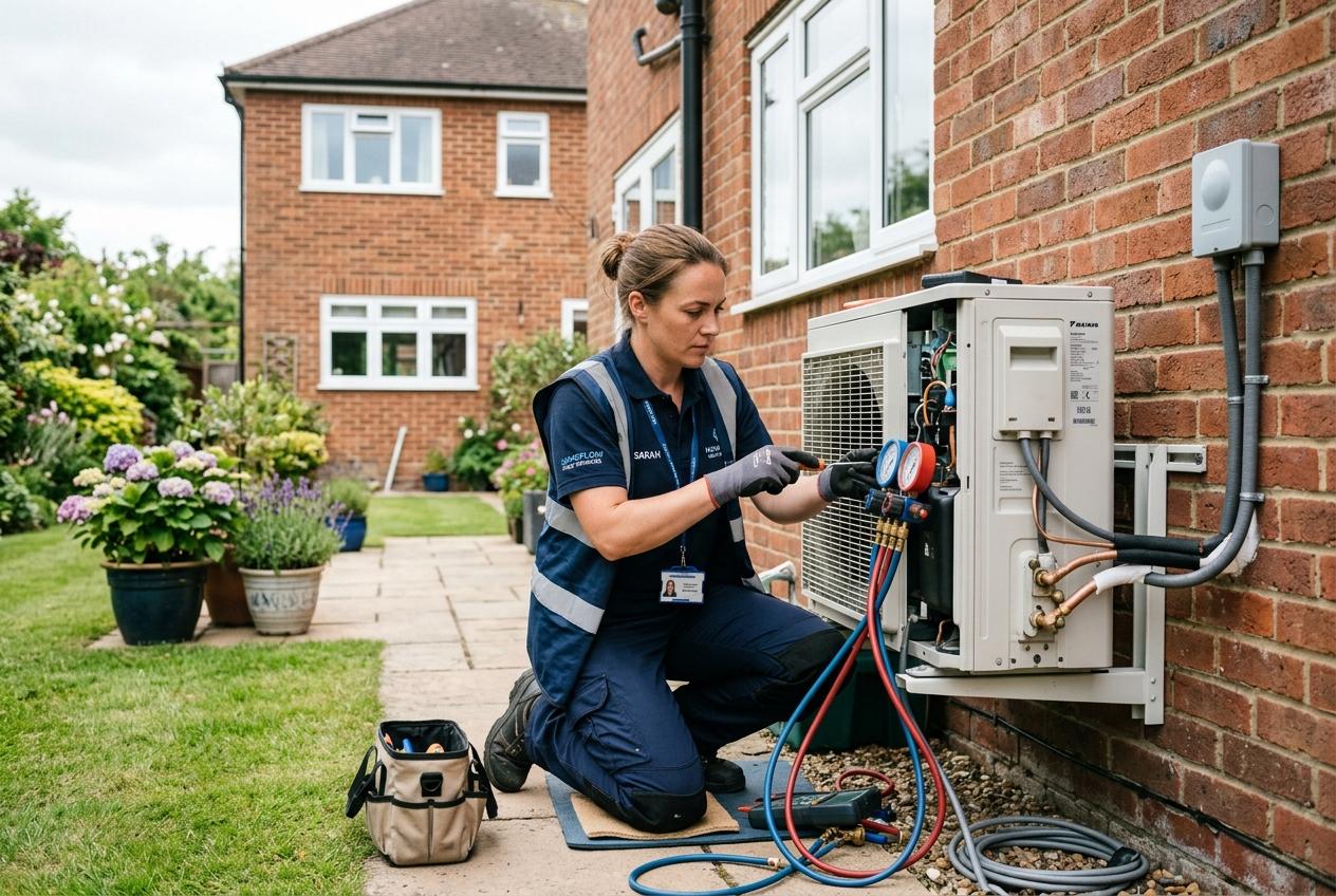HVAC engineer with admin managed by Multicore Management